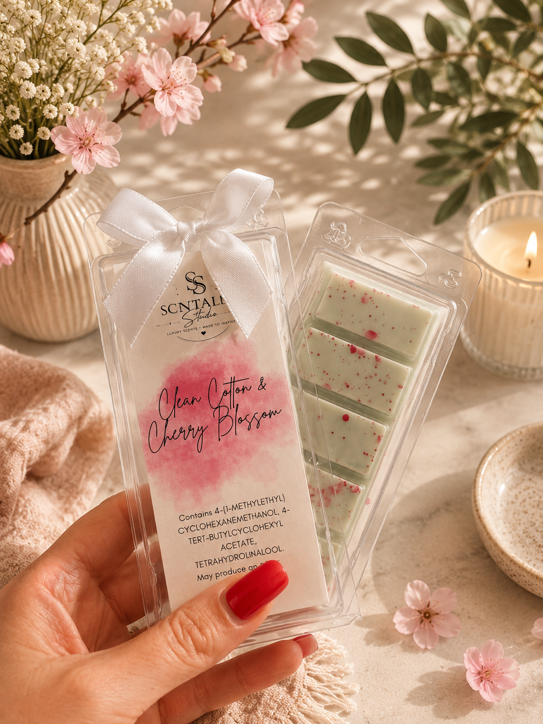 Clean cotton & cherry blossom